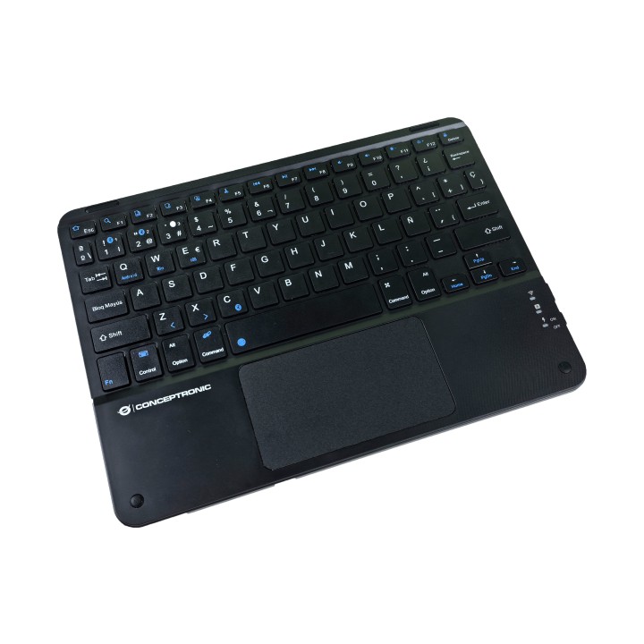 Teclado Mini CONCEPTRONIC 10" BT Negro (TOBIN01BES)