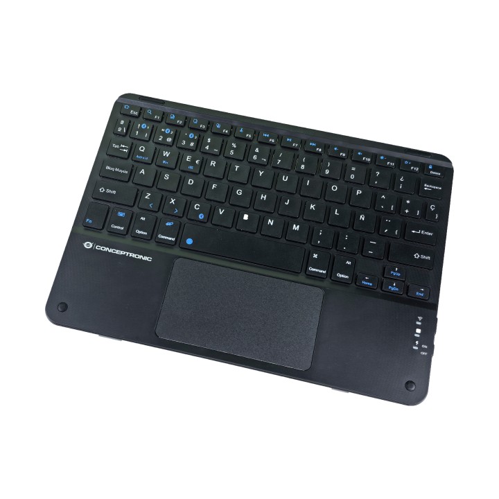Teclado Mini CONCEPTRONIC 10" BT Negro (TOBIN01BES)