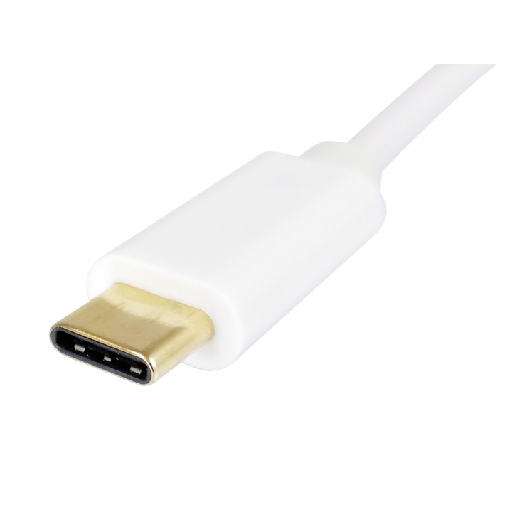 Adaptador EQUIP USB-C/M a 3.5mm/H 15cm Blanco (133460)