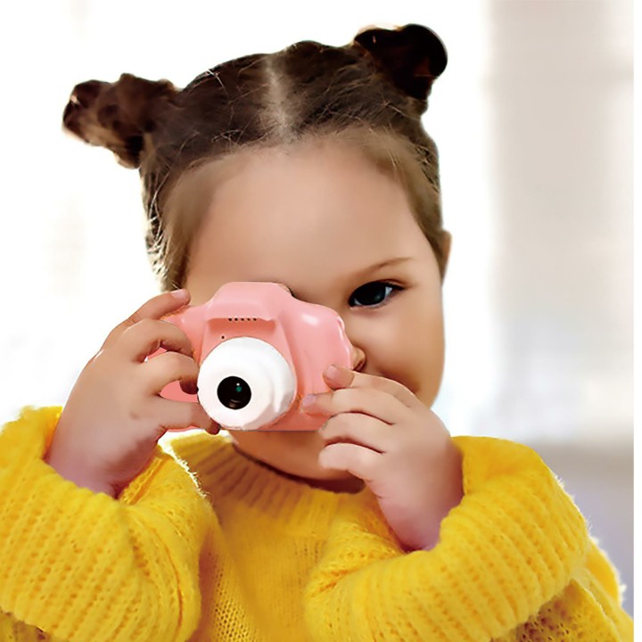 Cámara CELLY Kids 3mp mUSB Rosa (KIDSCAMERA3PK)