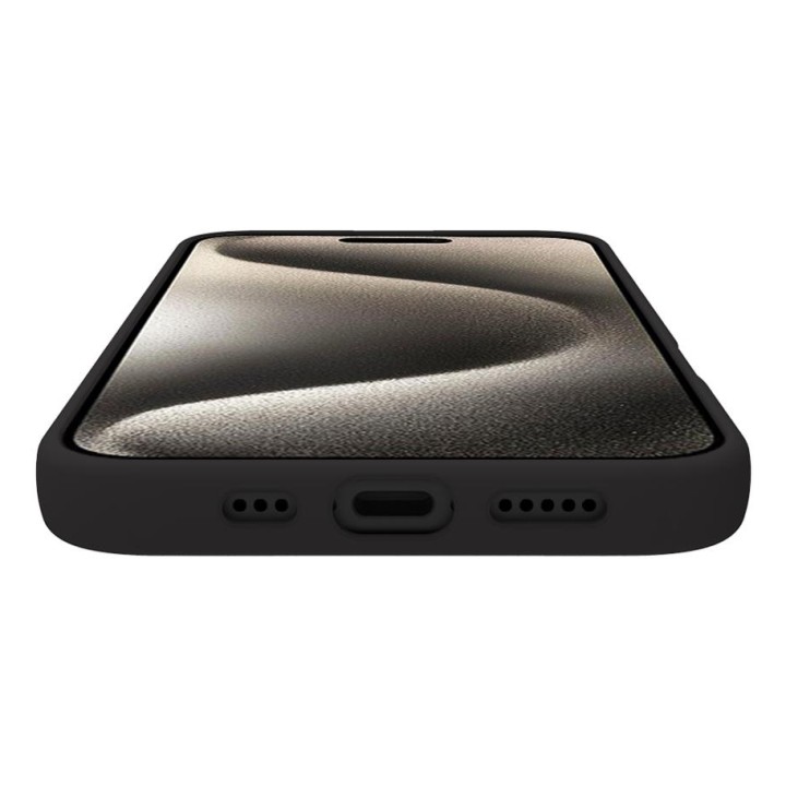 Funda CELLY Cromo iPhone 16 Negra (CROMO1078BK)