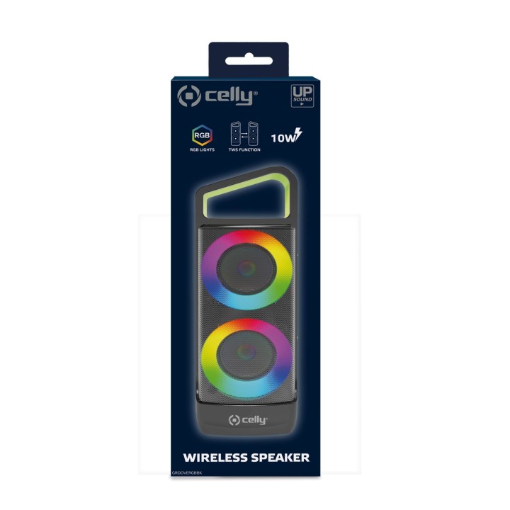 Altavoz CELLY Party 10W Wireless (GROOVERGBBK)