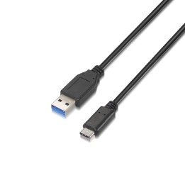 Cable AISENS USB-C/M a USB-A/M 1m Negro (A107-0060)