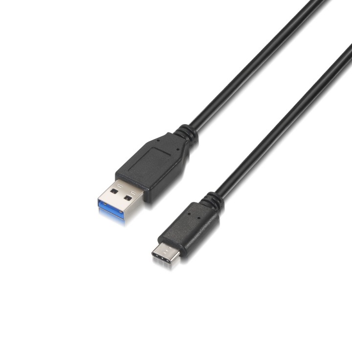Cable AISENS USB-C/M a USB-A/M 1m Negro (A107-0060)