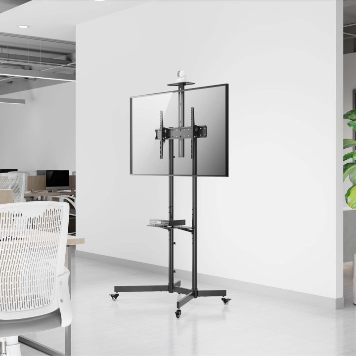 Soporte de Suelo AISENS 37"-70" con ruedas (FT70TE-335)