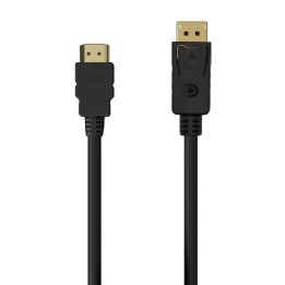 Cable AISENS DP/M a HDMI A/M 1.5m Negro (A125-0551)