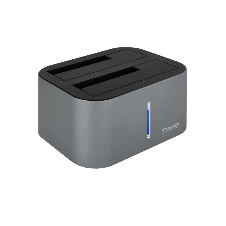 Dock Station TooQ 2.5"/3.5" USB3.0/3.1 Gris (TQDS-805G)