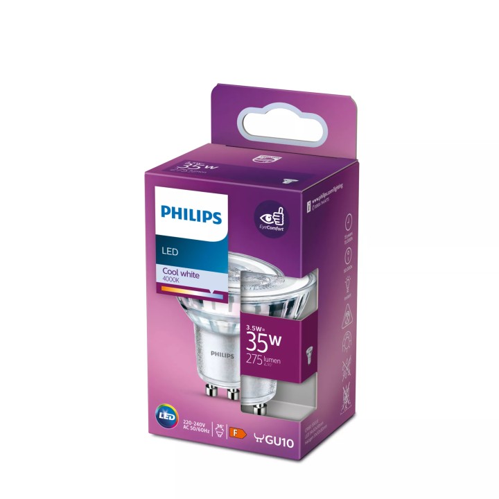 Bombilla Philips LED Classic 35W GU10 (929001218061)