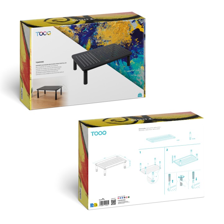 Soporte Elevador TooQ Máx. 20Kg Negro (TQMR086)