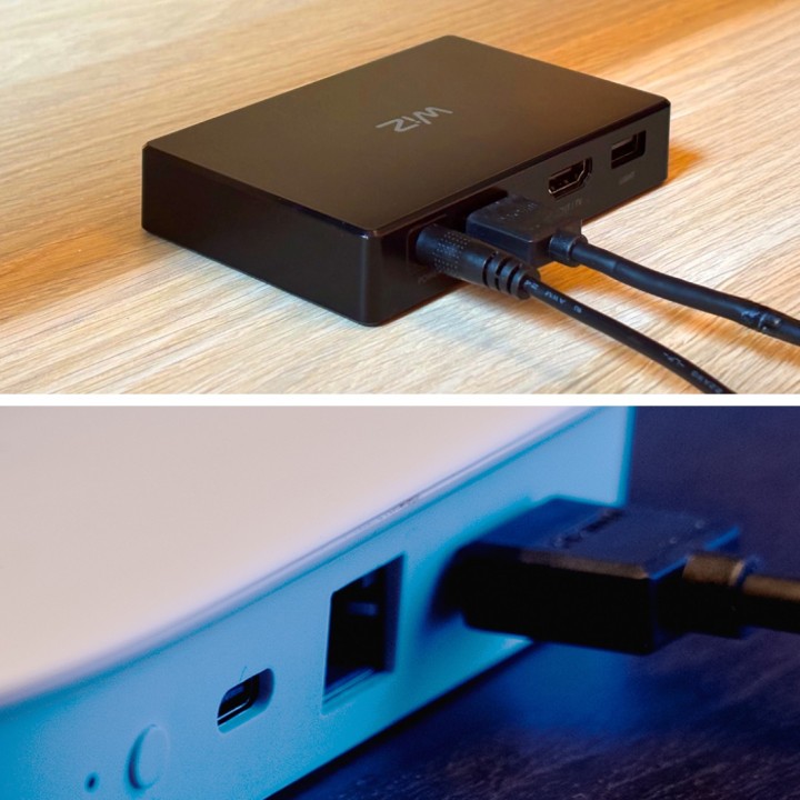 Tira LED WiZ HDMI Sync Box TV 75"-85" (929004667901)