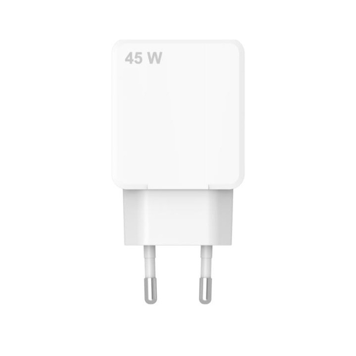 Cargador CELLY Slim 45W 1USB-A 1USB-C (SLIMTC1C1A45WWH)