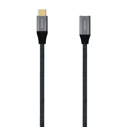 Cable AISENS USB-C 4/M a USB-C 4/H 1m Gris (A107-0635)