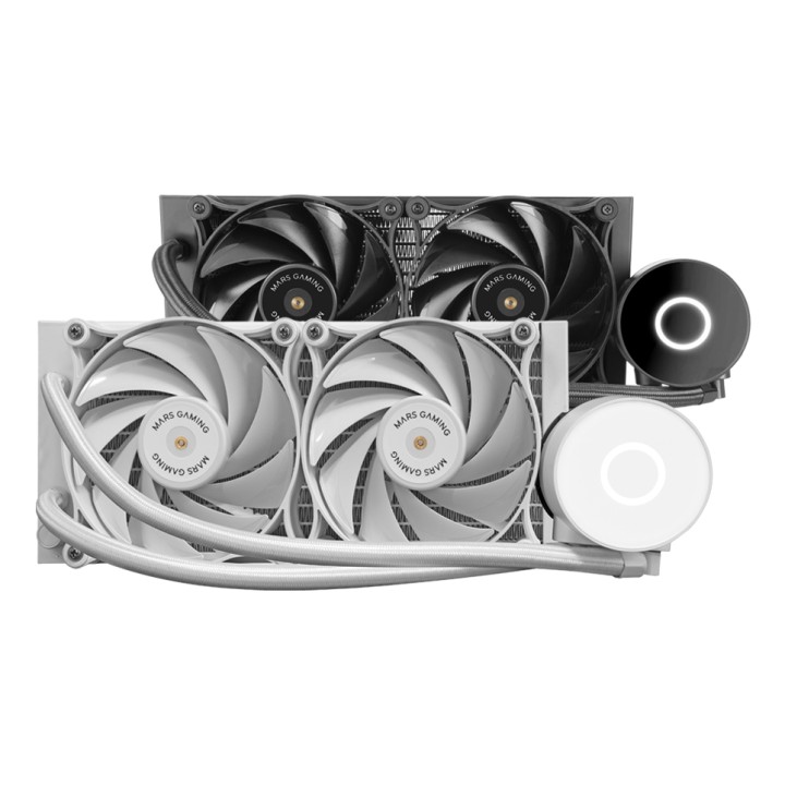 Ref. Líq. Mars Gaming FRGB 450W Blanca (MLPRO240W)