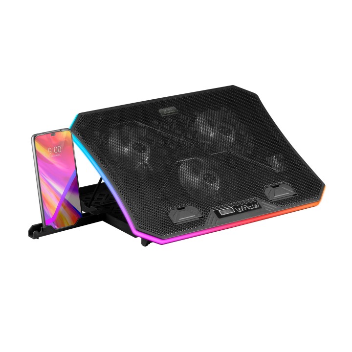 Base Refrigeración Mars Gaming 19" ARGB 2xUSB (MNBC6)