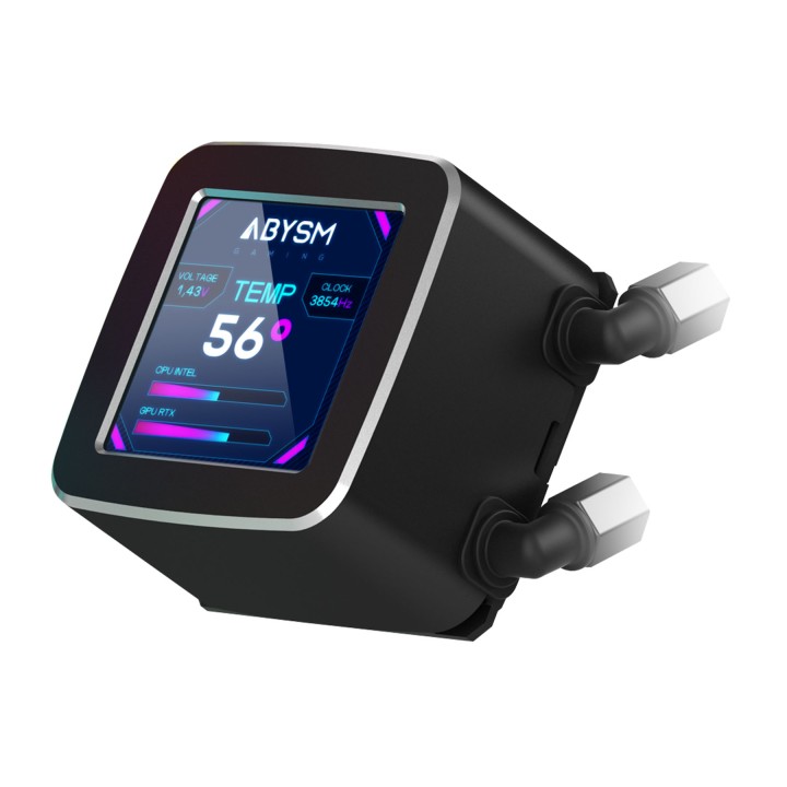 Ref. Líq. Abysm Oceanic LCD 360 ARGB OEM (AB336011)