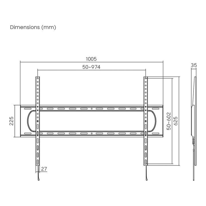 Soporte Pared AISENS 60"-120" inclina (WT120F-293)