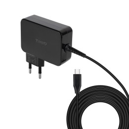 Cargador TooQ 90W USB-C PD 3.0 Negro (TQLC-USBCGAN90PD)
