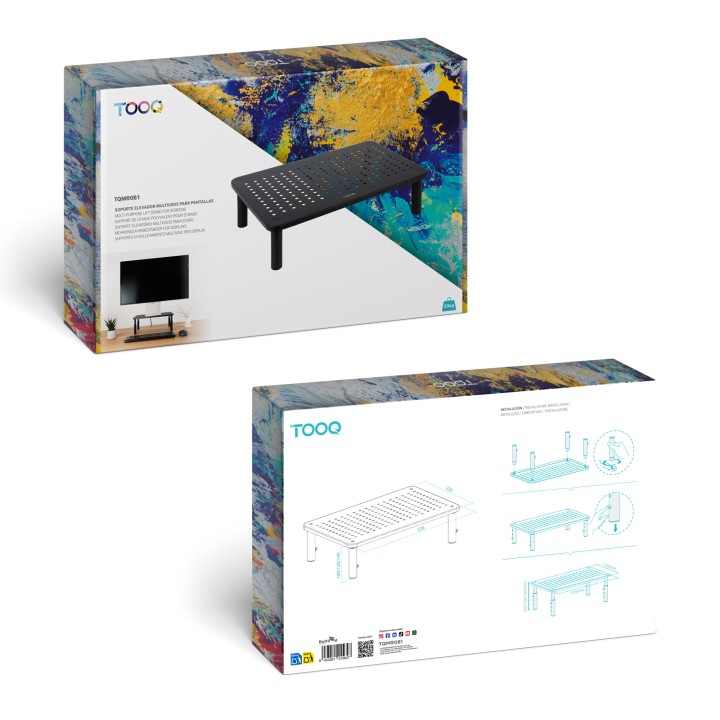 Soporte Elevador TooQ Máx. 20Kg Negro (TQMR081)