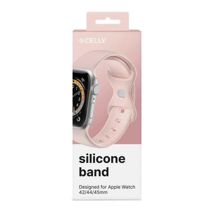 Correa CELLY Apple Watch 42/44/45mm Rosa (WBANDSIL44BP)