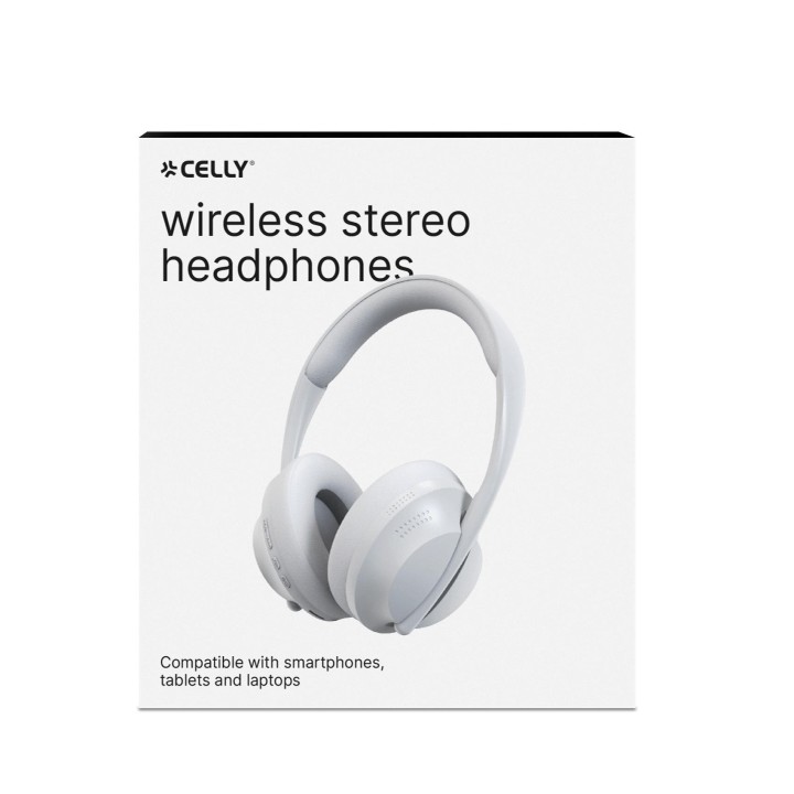 Auriculares CELLY Headphone Wireless Blanco(ARCHBEATWH)