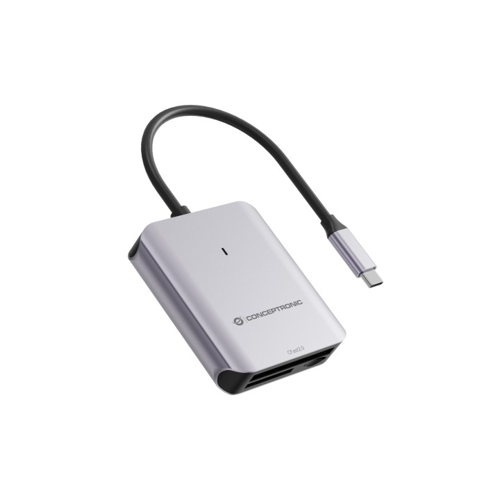 Lector Tarjetas CONCEPTRONIC USB-C 3.1 Gris (BIAN09G)