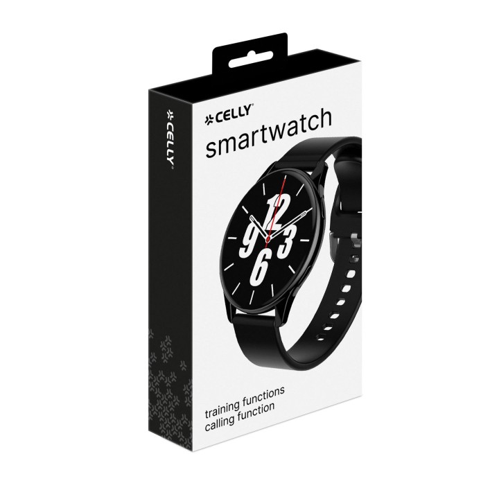 Smartwatch CELLY TrainerFlow 1.28" Negro(TRAINERFLOWBK)