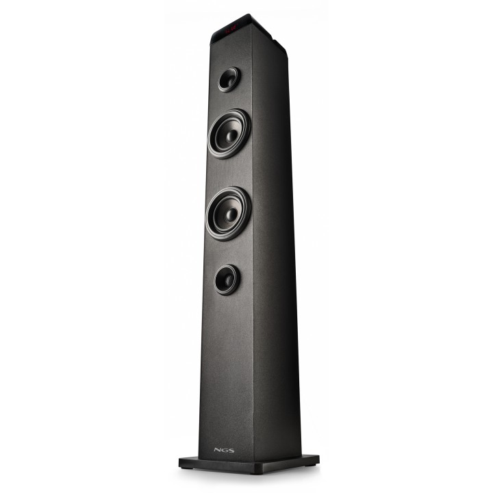 Torre de Sonido NGS 80W BT/USB Negra (SKYCHARMPRO)