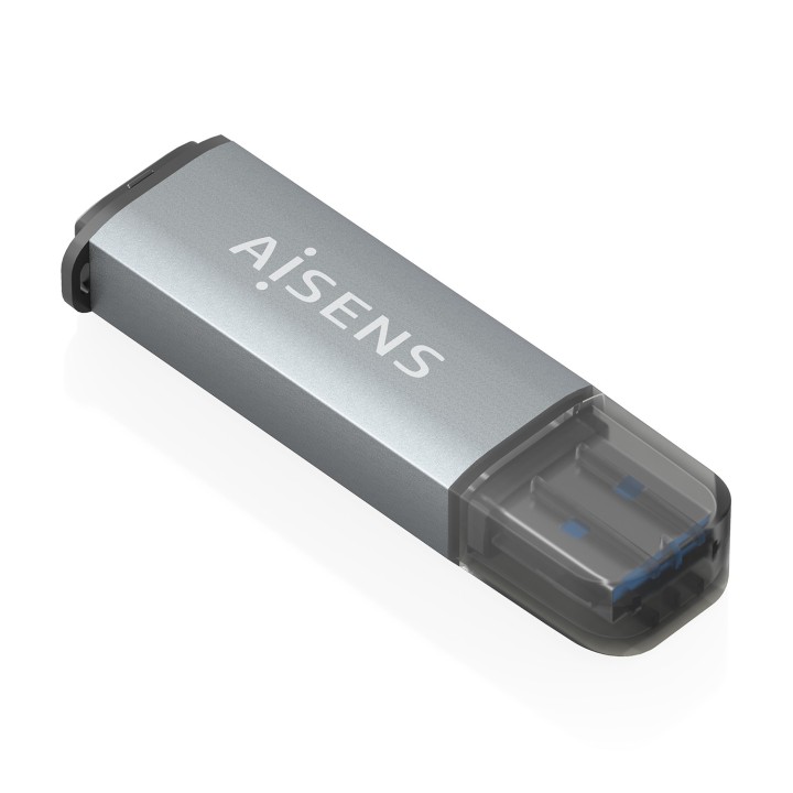 Lector Tarjetas AISENS USB-A 3.0 Gris (ASCR-2A09-GR)