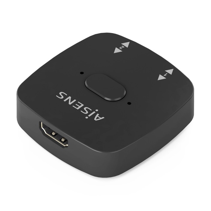 Conmutador AISENS 4K/60Hz 2xHDMI Negro (A123-0948)