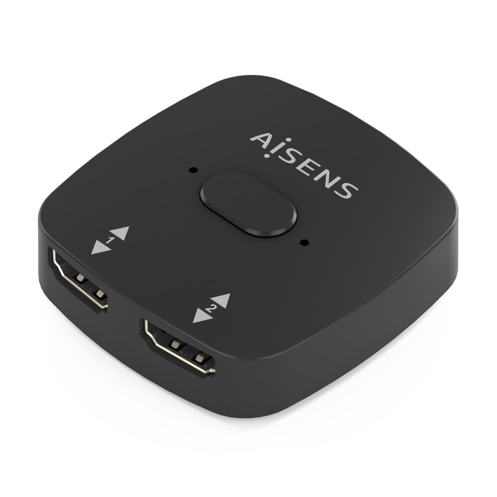 Conmutador AISENS 4K/60Hz 2xHDMI Negro (A123-0948)