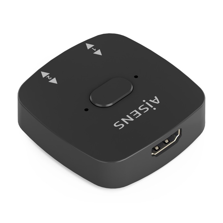 Conmutador AISENS 4K/60Hz 2xHDMI Negro (A123-0948)
