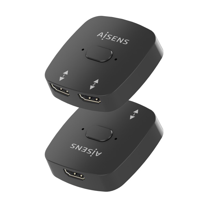 Conmutador AISENS 4K/60Hz 2xHDMI Negro (A123-0948)