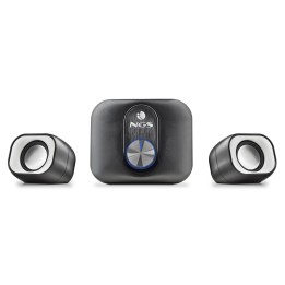Mini Altavoces NGS 2.1 20W USB 3.5mm Negros (COMET2.1)