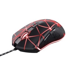 Ratón Gaming Trust GXT133 LOCX Óptico USB Negro (22988)