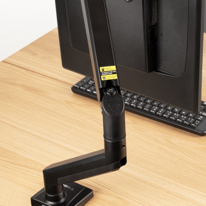 Soporte de Mesa TooQ 13"-34" Inclina/Gira (DB1334TNR-B)