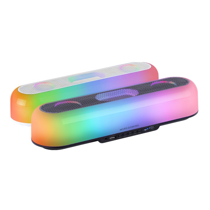 Barra de Sonido Mars Gaming 20W RGB BT Negra (MSBORB)