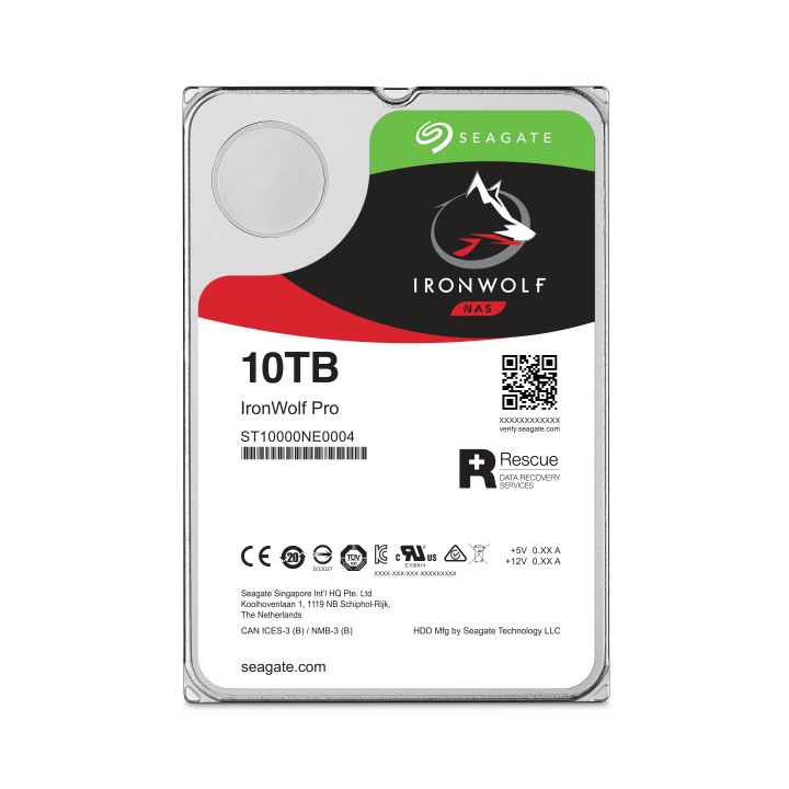Disco Seagate IronWolf Pro NAS 3.5" 10Tb (ST10000NT001)