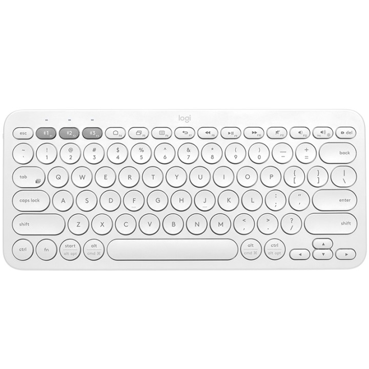 Teclado LOGITECH K380 BT Alemán Blanco (920-009584)