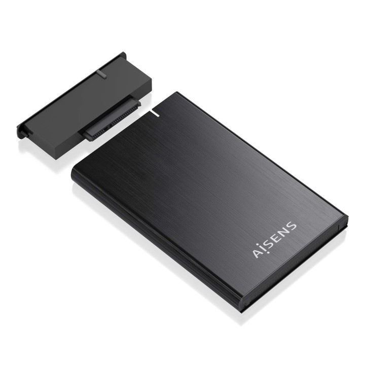 Caja AISENS HDD/SSD 2.5" mUSB USB-C Negra (ASE-2528B)