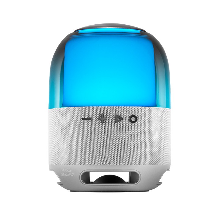 Altavoz Mars Gaming 15W RGB Bluetooth Blanco (MSFLOWW)