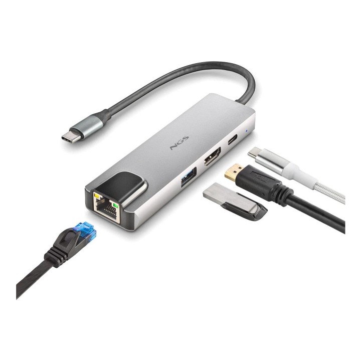 Hub NGS USB-C a USB-A/C/HDMI/RJ45 (WONDERDOCKSUPRA)