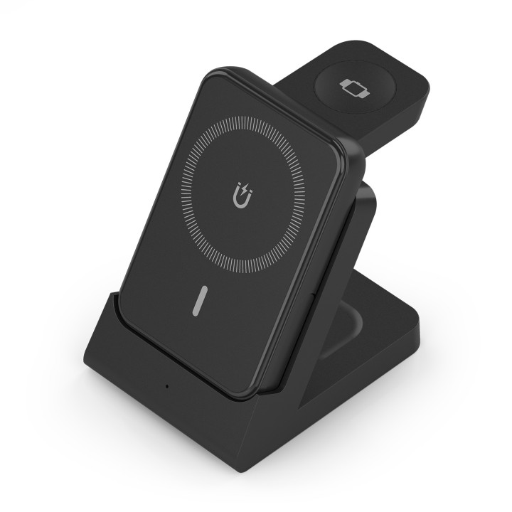 Cargador AISENS Qi Inalámbrico Negro(ASCH-15W4WC064-BK)