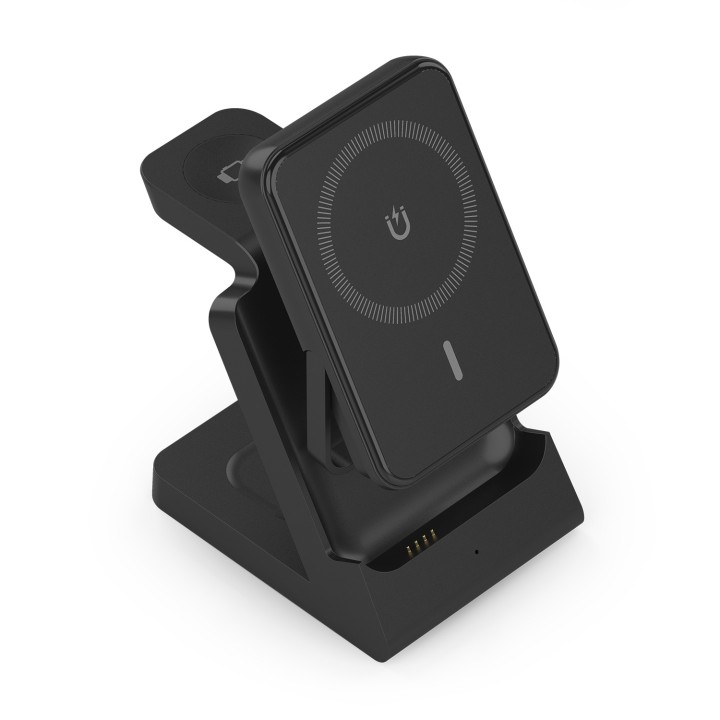 Cargador AISENS Qi Inalámbrico Negro(ASCH-15W4WC064-BK)