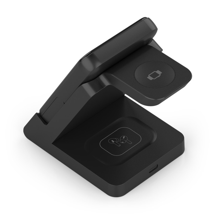 Cargador AISENS Qi Inalámbrico Negro(ASCH-15W4WC064-BK)