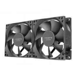 Ventilador Tacens Anima 8x8 Pack 2 Negro (AF8X2)