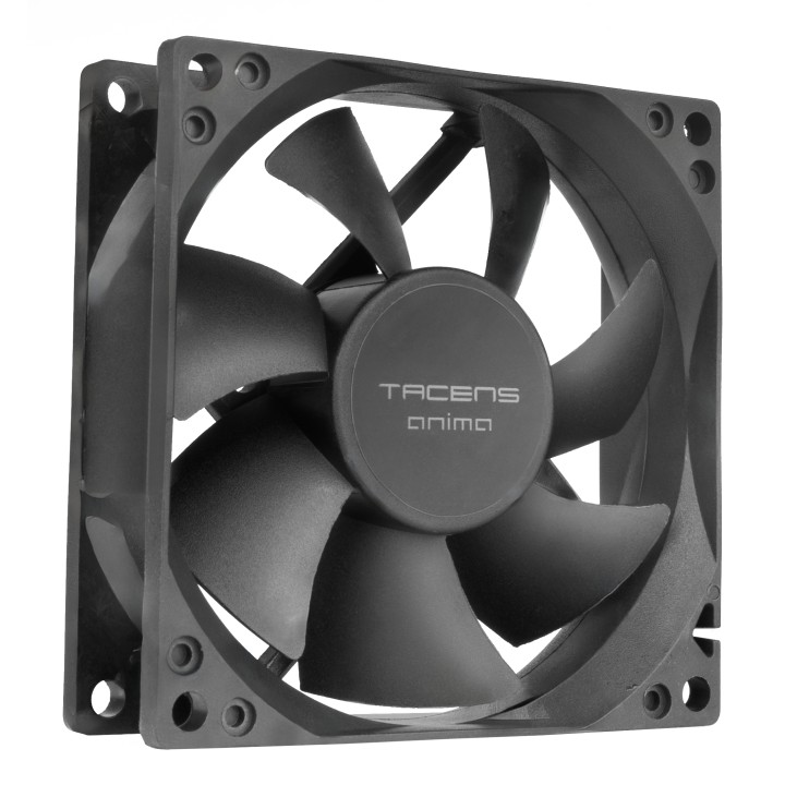 Ventilador Tacens Anima 8x8 Pack 2 Negro (AF8X2)