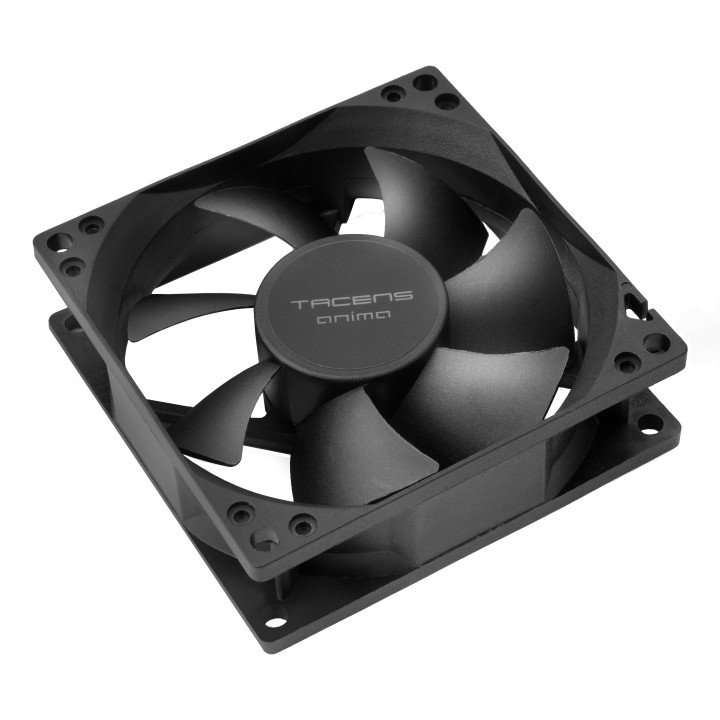 Ventilador Tacens Anima 8x8 Pack 2 Negro (AF8X2)