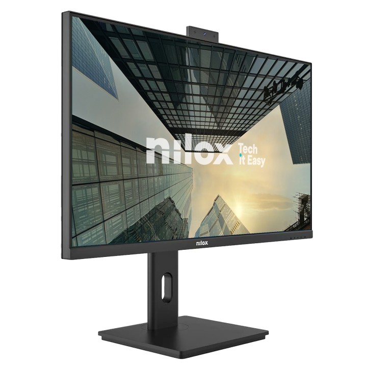 Monitor NILOX 27" IPS FHD WebCam Negro (NXM27RWEB02B)