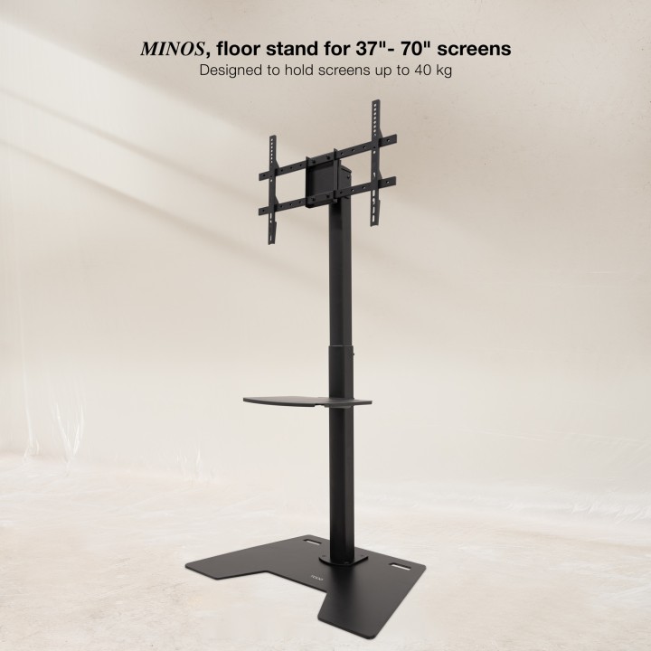 Soporte Suelo TooQ 37"-70" Rota/Ajustable (FS2284M-B)