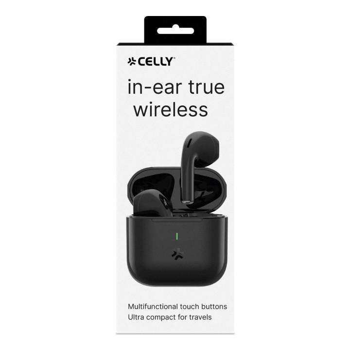 Auriculares CELLY Intra-Aurales TWS Negros (COMPACTBK)